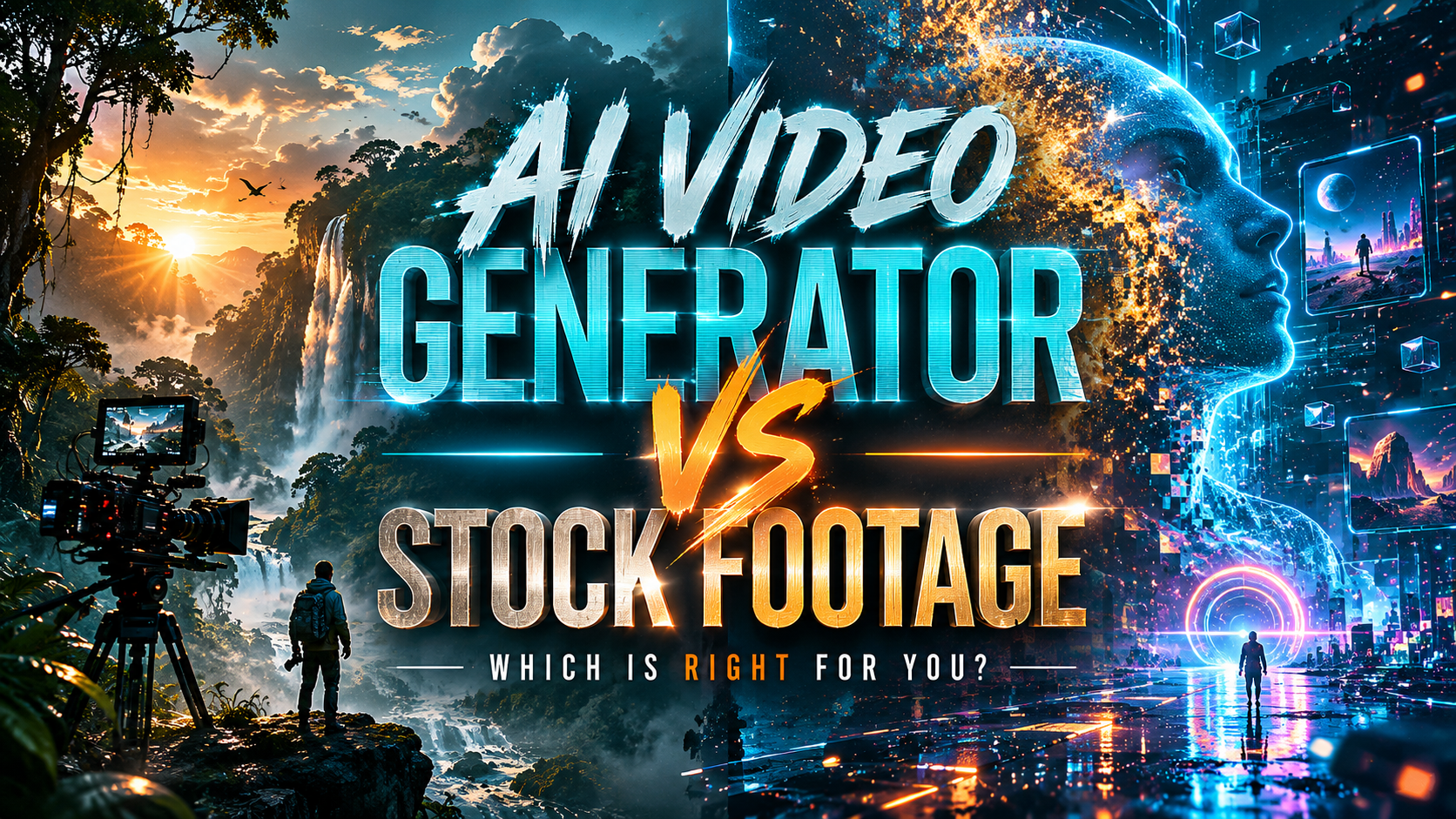 AI Video Generator vs Stock Footage: The 2026 Comparison