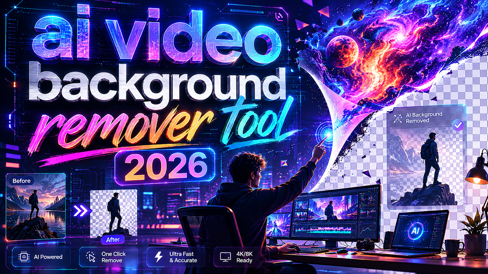 Best AI Video Background Remover Tool 2026: Top Picks