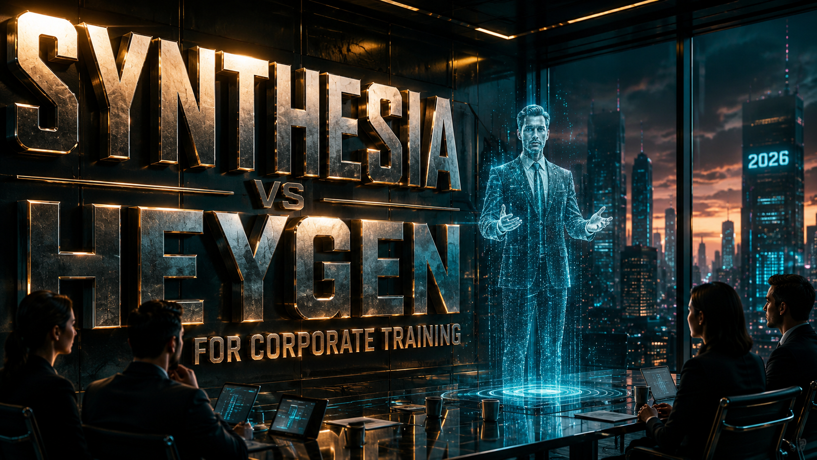 Synthesia vs HeyGen pour la formation en entreprise : Comparatif 2026