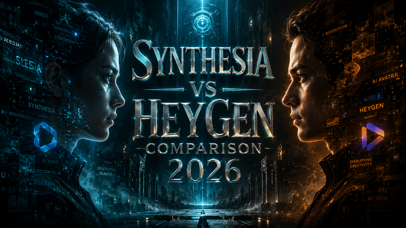 Comparação Synthesia vs HeyGen 2026: Quem é o Rei do Vídeo IA?