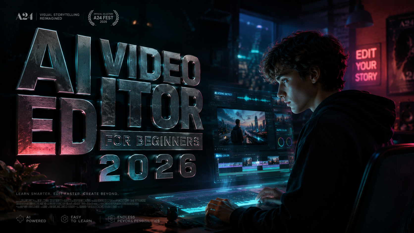 Best AI Video Editor for Beginners 2026: Top Simple Tools