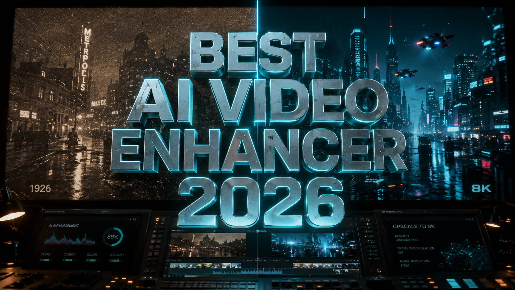 Best AI Video Enhancer 2026: Top 8 Tools for 8K Quality