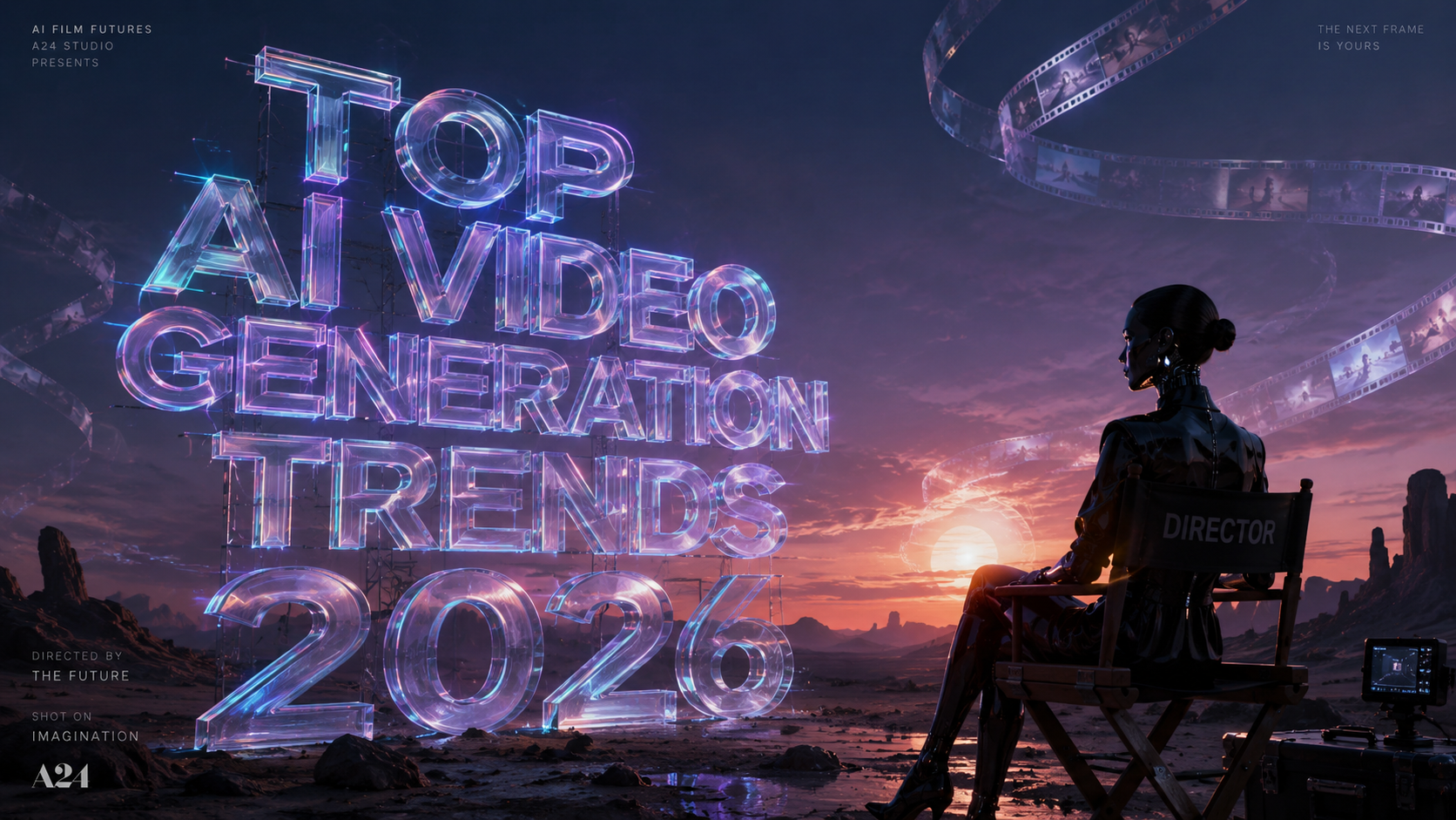 Principales tendencias de generación de video con IA 2026: El futuro del cine