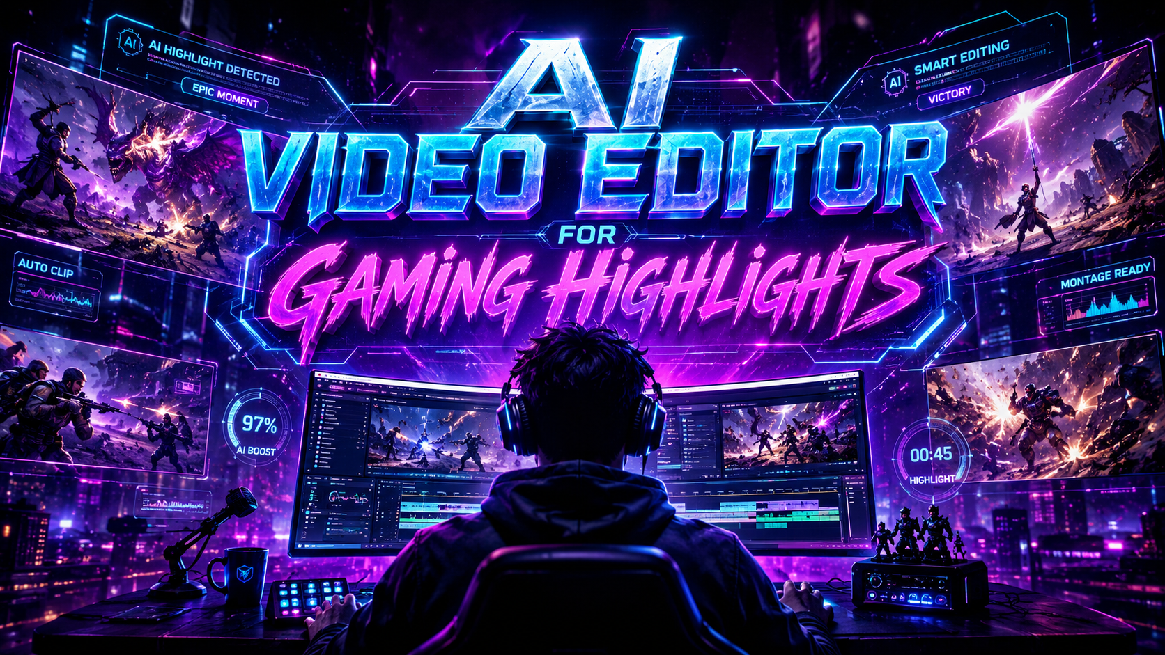 Best AI Video Editor for Gaming Highlights in 2026
