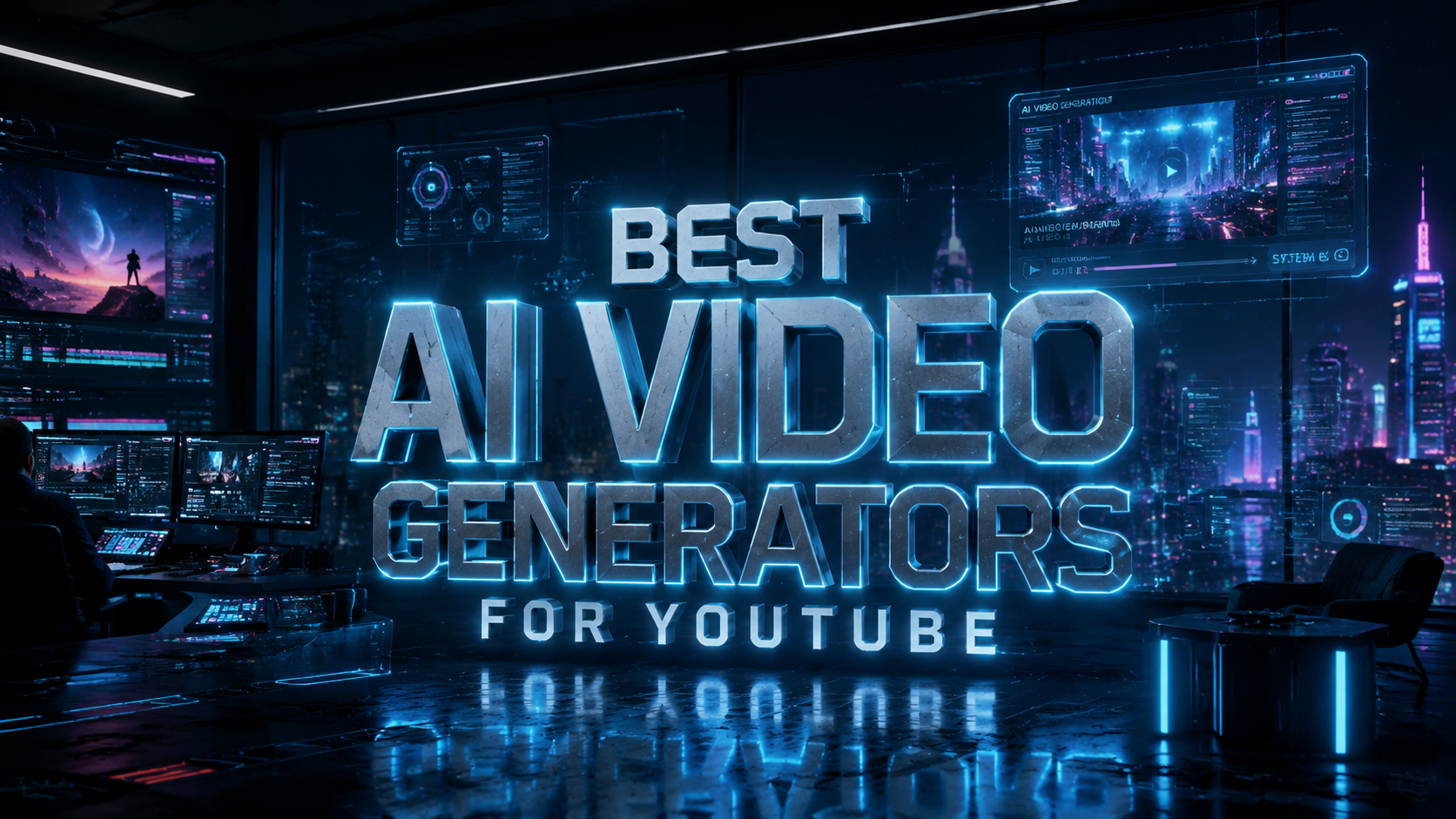 YouTube를 위한 10가지 최고의 AI 비디오 생성기 (2026년 순위)