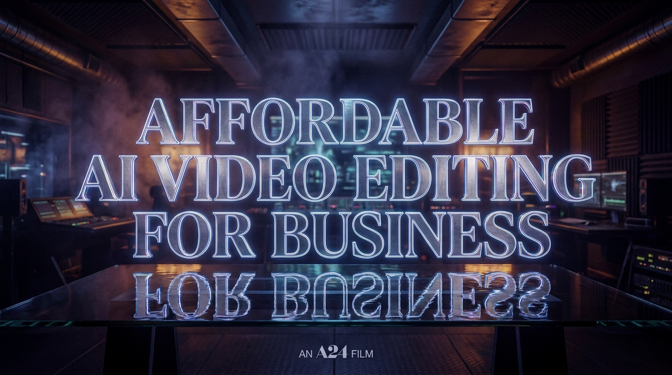 Affordable AI Video Editing for Business: 2026 Strategy