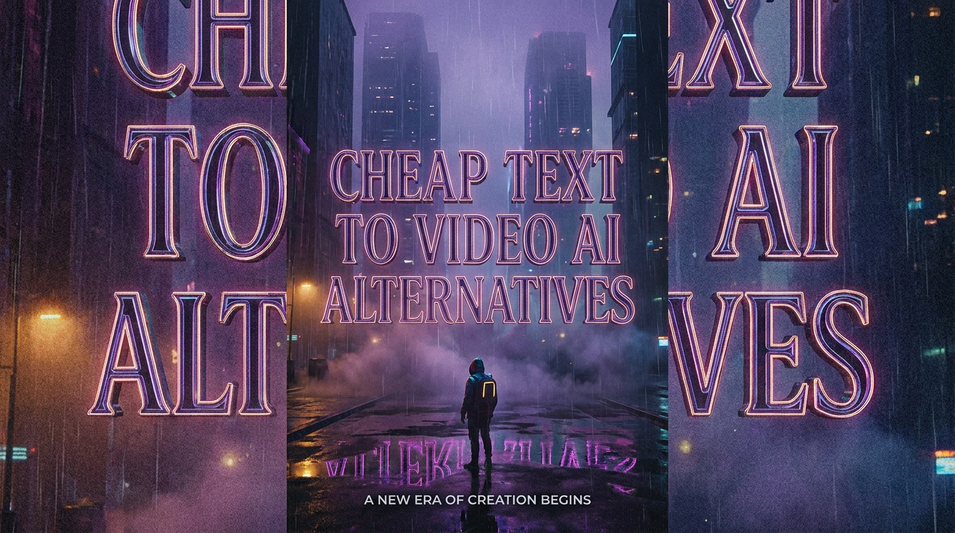 Best Cheap Text to Video AI Alternatives for 2026