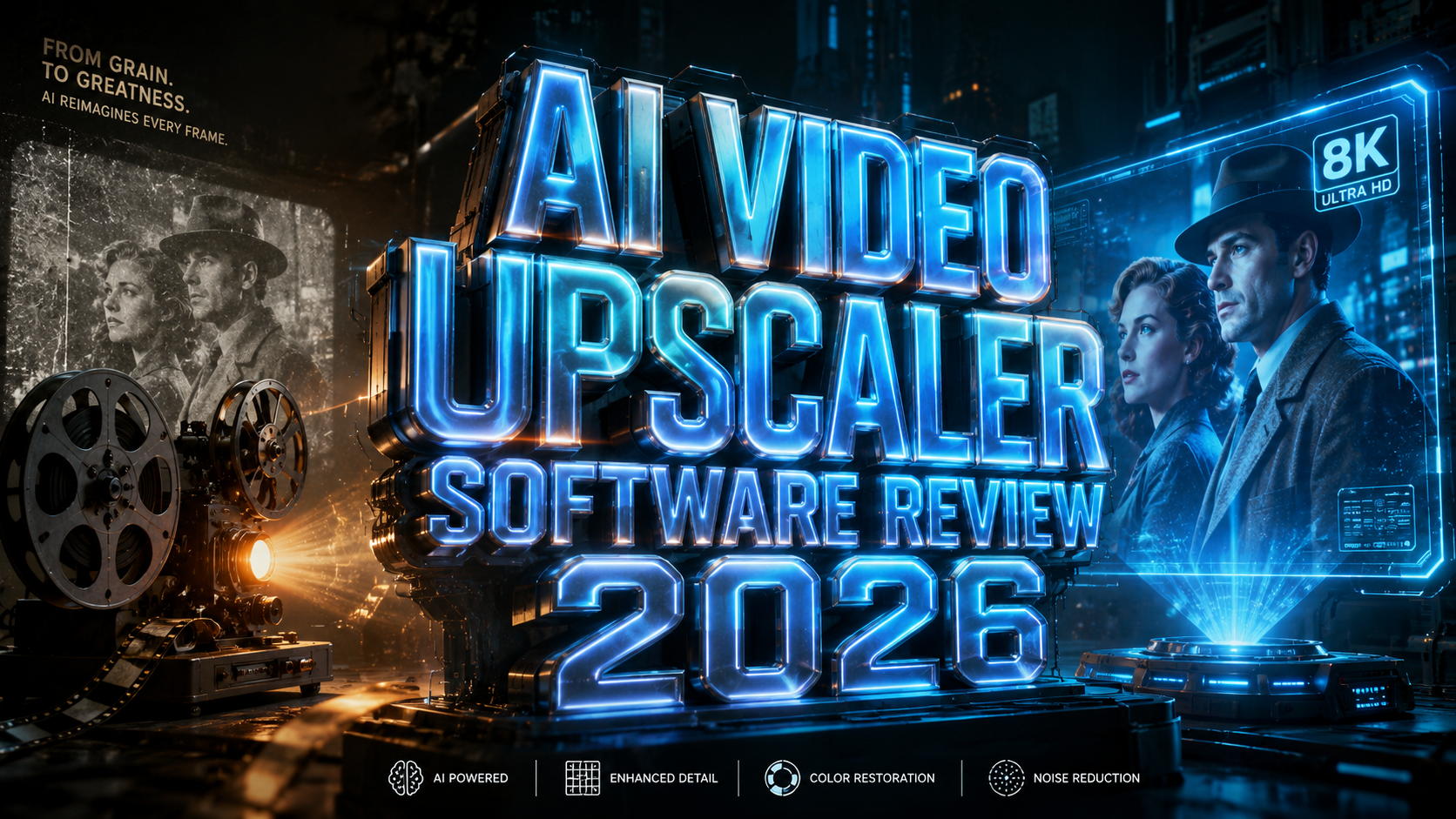 2026년 AI 비디오 업스케일러 소프트웨어 리뷰: 궁극의 가이드