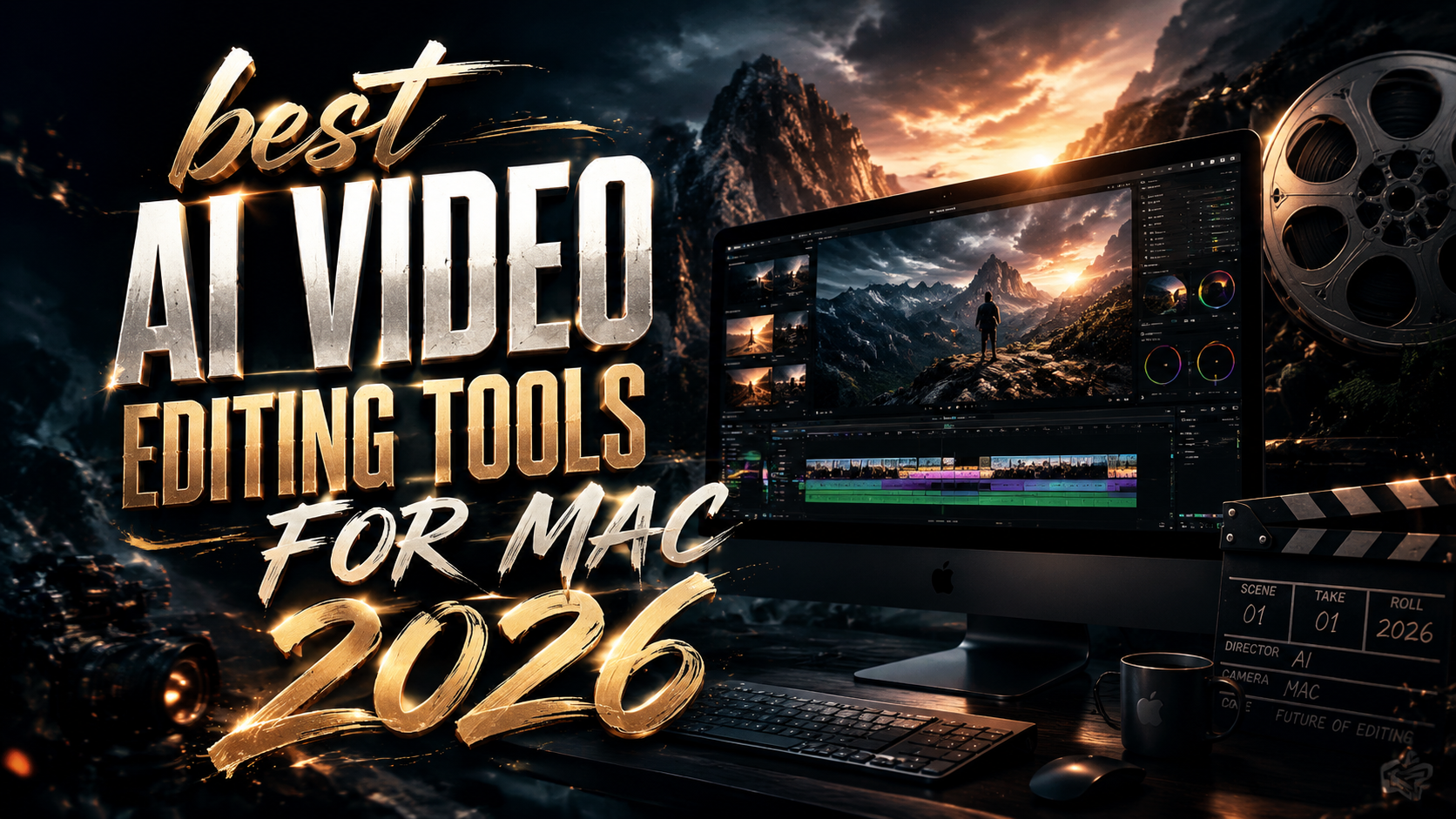 Las mejores herramientas de edición de video con IA para Mac en 2026