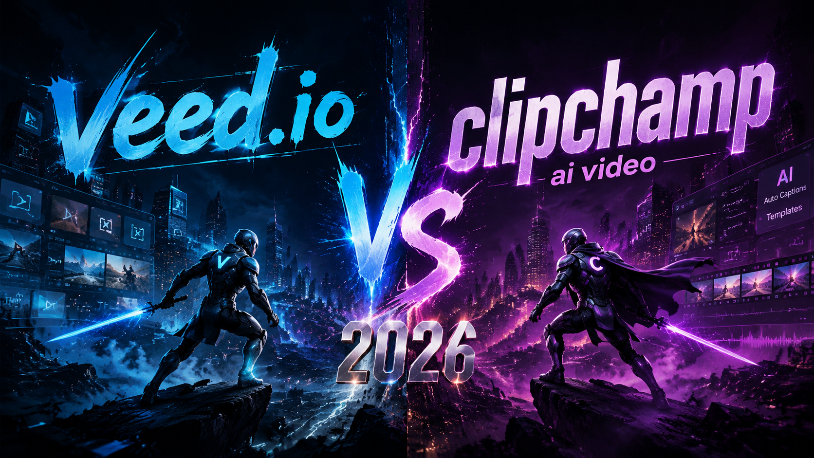 veed.io vs Clipchamp AI Video 2026: Which Wins?