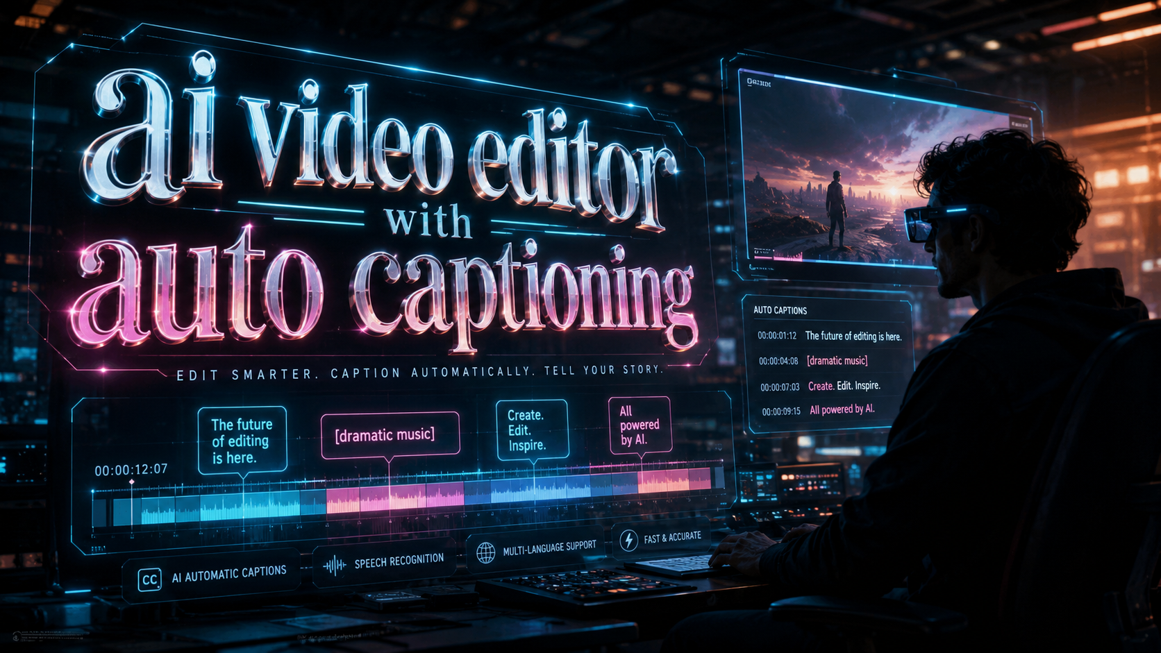2026's Best AI Video Editor with Auto Captioning