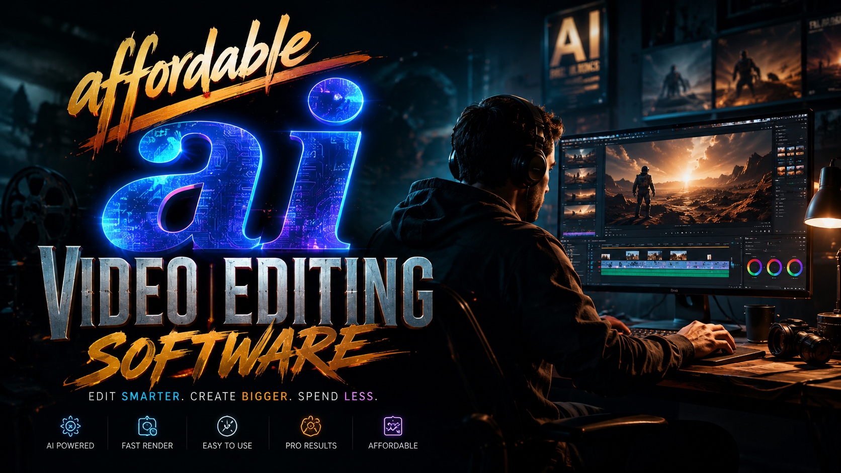 Affordable AI Video Editing Software 2026: Top Picks