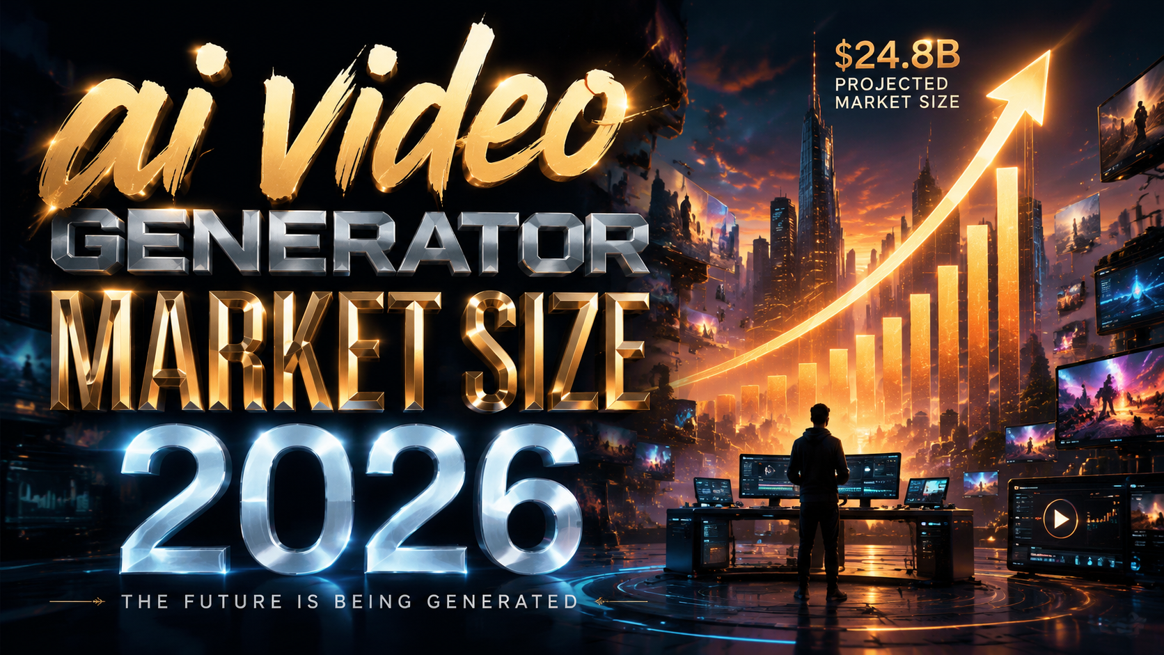 AI Video Generator Market Size 2026: Growth & Forecast