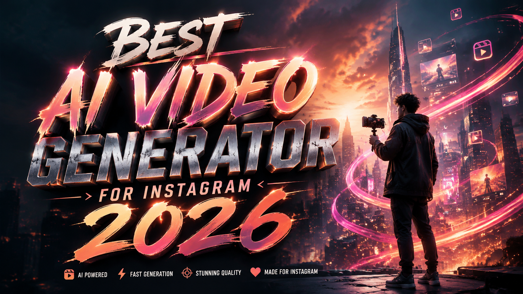 Meilleur générateur vidéo IA pour Instagram 2026