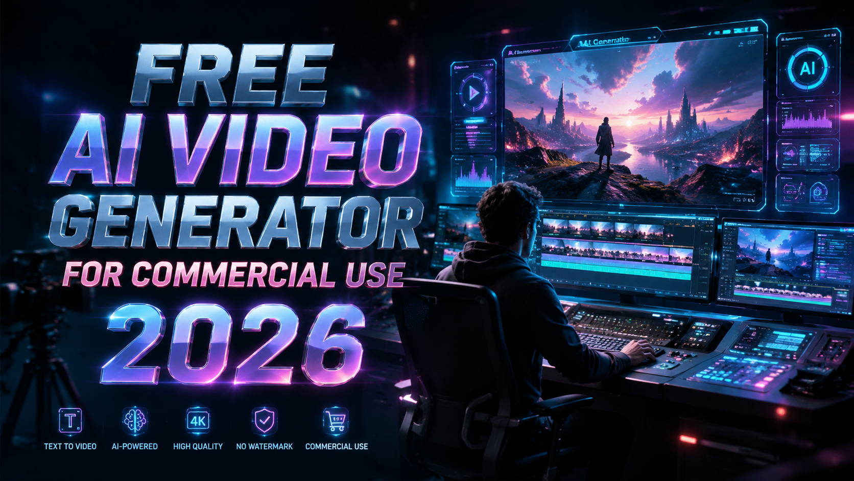 Free AI Video Generator For Commercial Use 2026: Best Picks