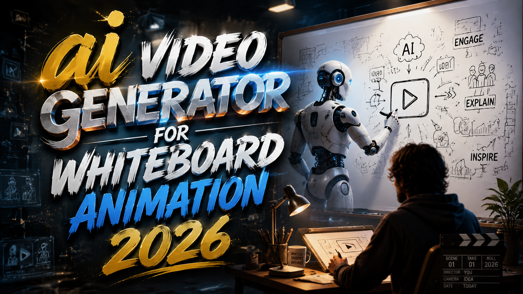 Best AI Video Generator for Whiteboard Animation 2026
