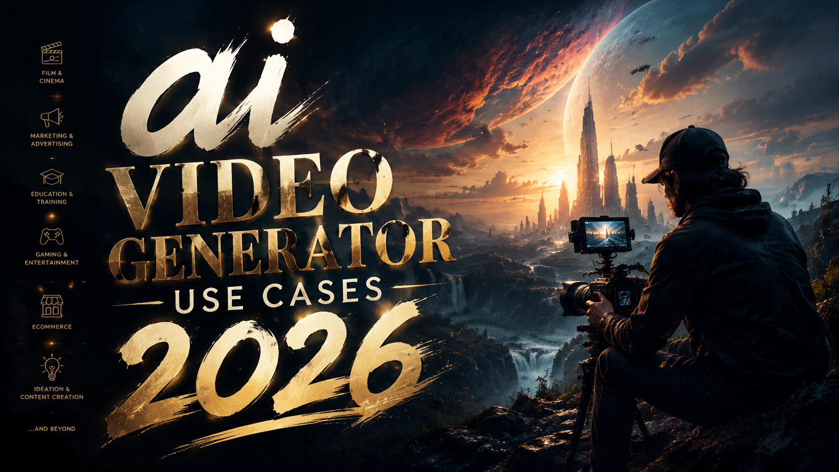 Principais Casos de Uso de Gerador de Vídeo com IA em 2026