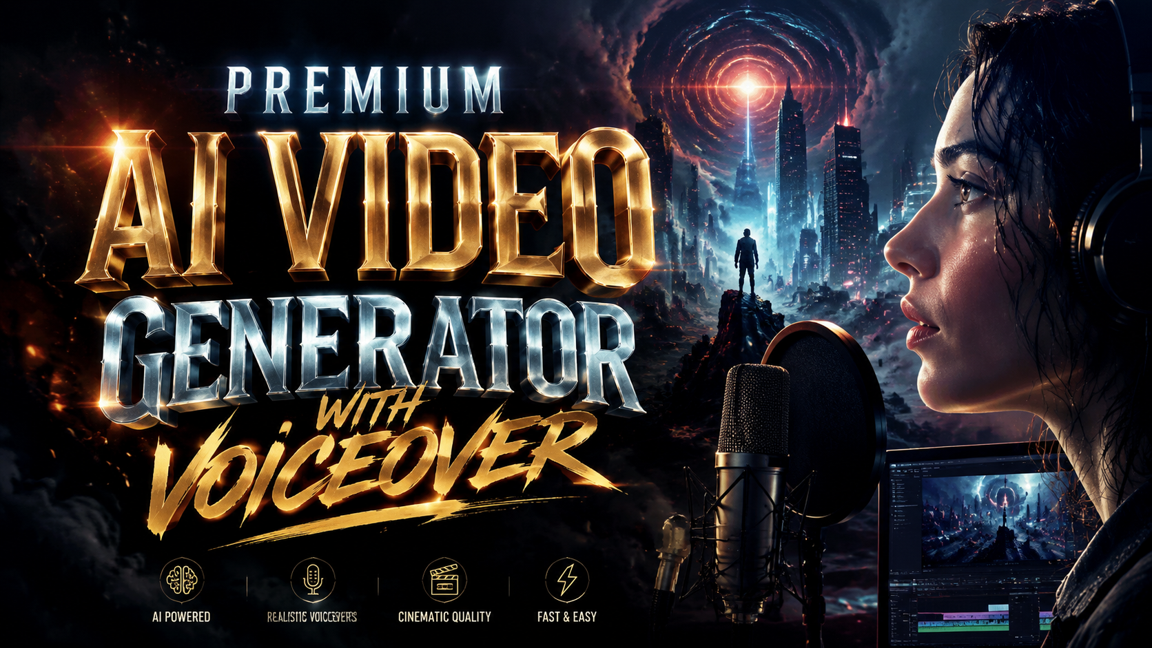 Premium AI Video Generator with Voiceover 2026 Review