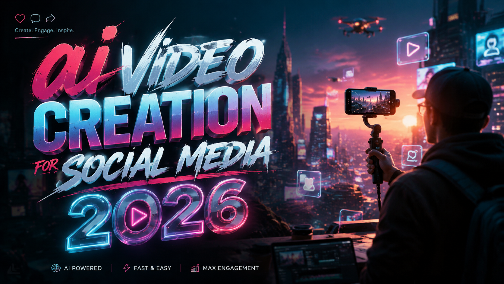 Création vidéo IA pour réseaux sociaux : tendances 2026
