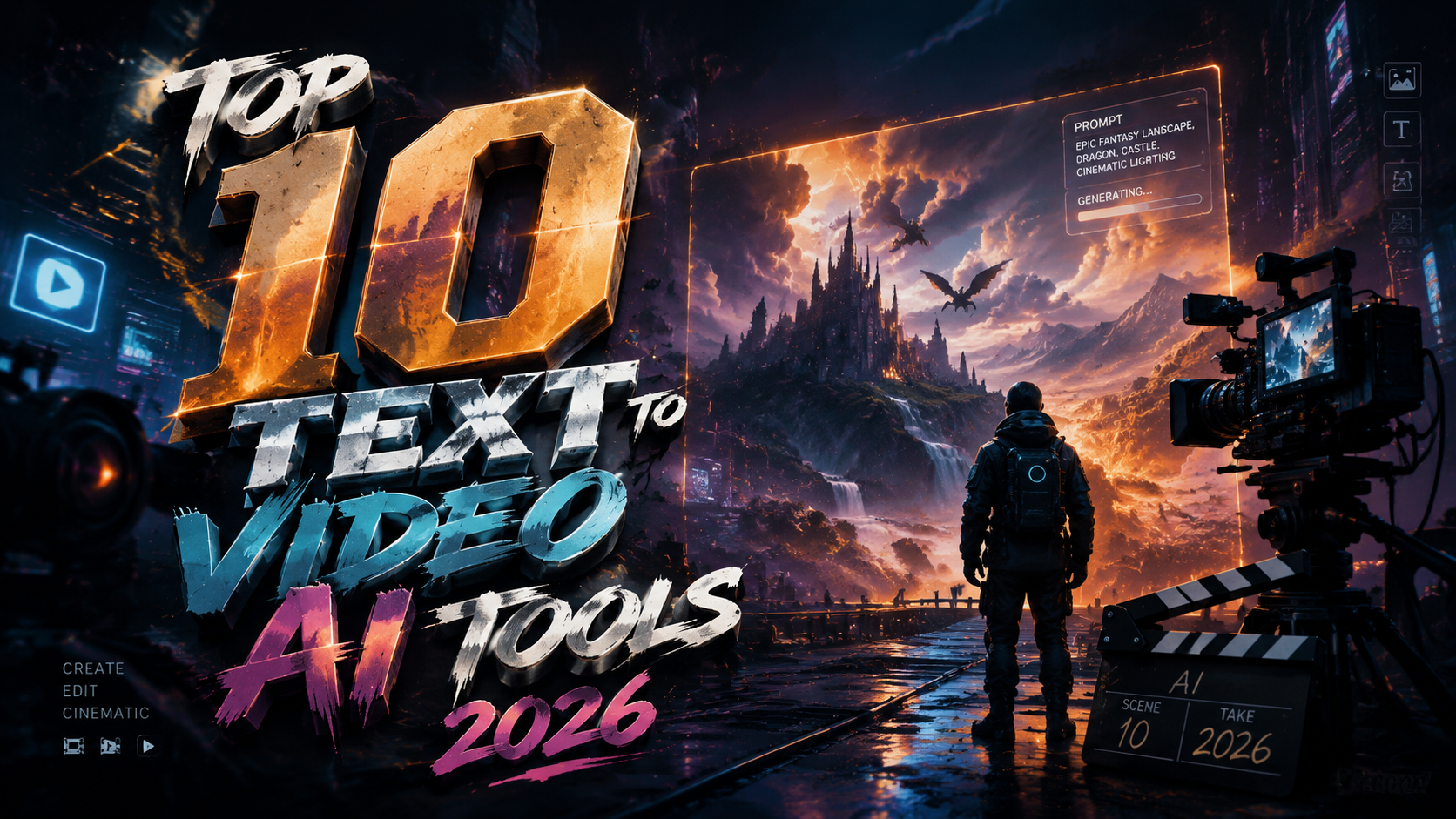 Top 10 Text to Video AI Tools 2026: Next-Gen Creation