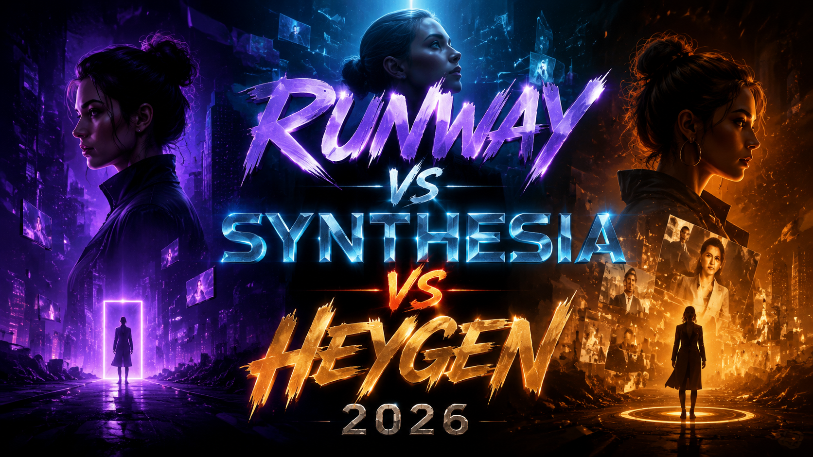 Runway vs Synthesia vs HeyGen 2026: Best AI Video Showdown