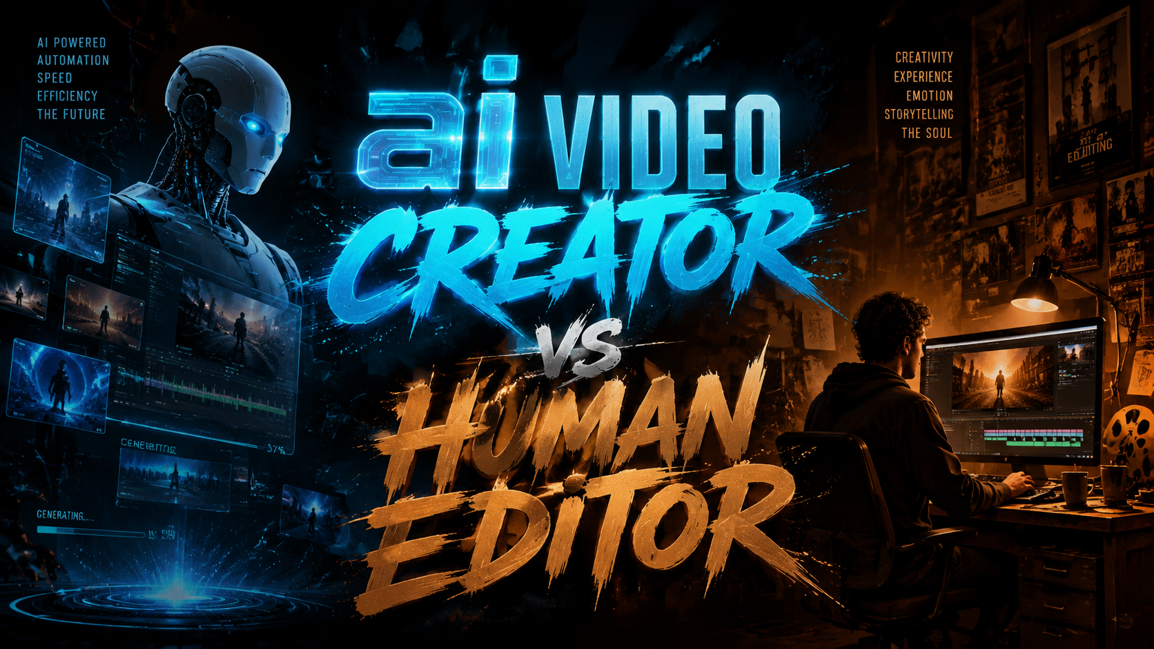 AI Video Creator vs Human Editor: 2026 Showdown