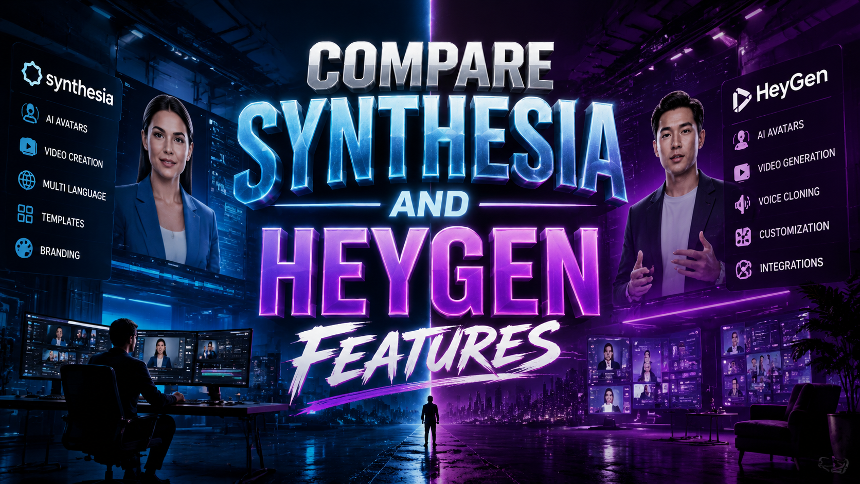 Compare Synthesia vs HeyGen Features 2026: Full Guide
