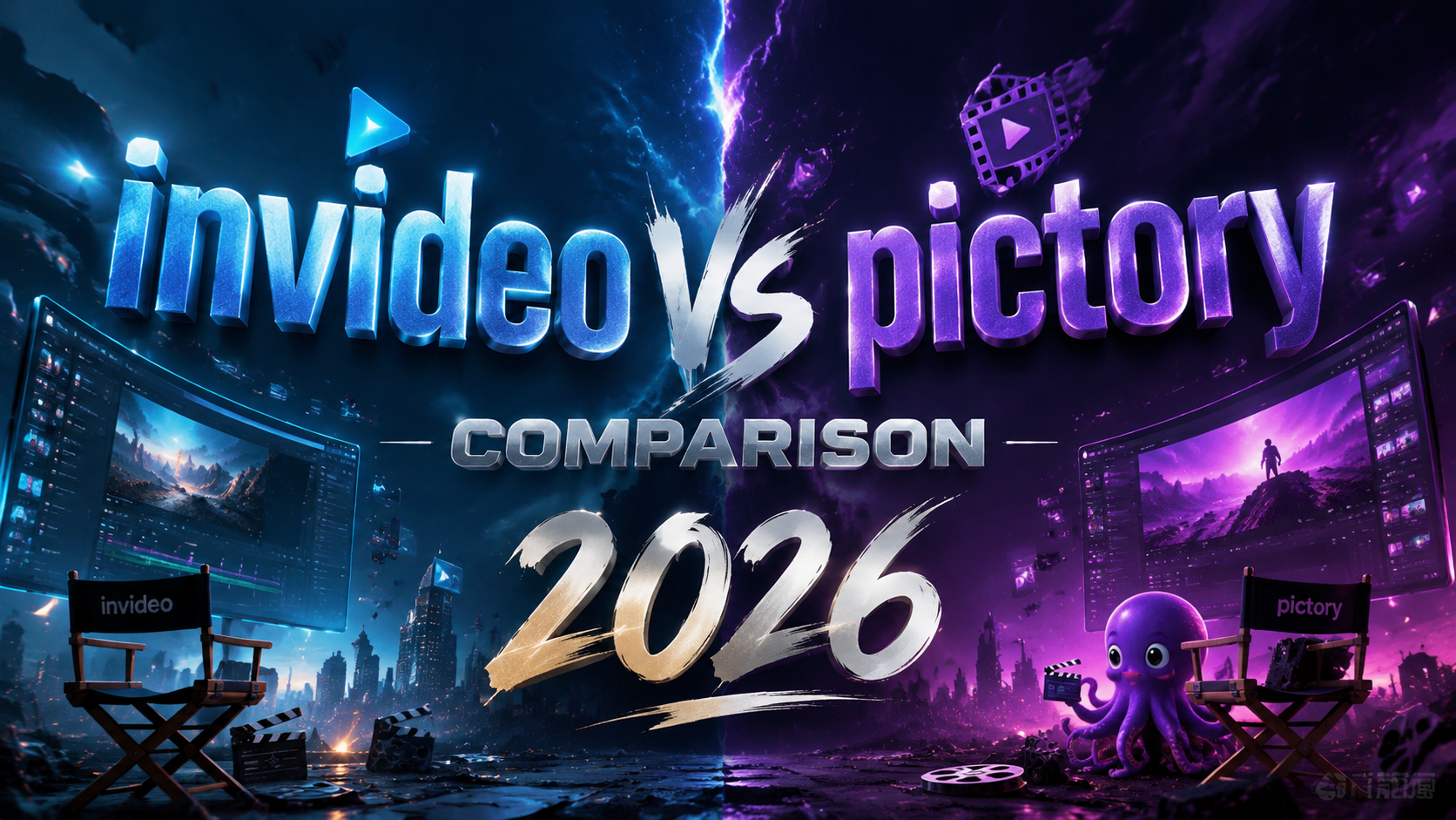 InVideo vs Pictory : Comparaison 2026 - Lequel Choisir ?