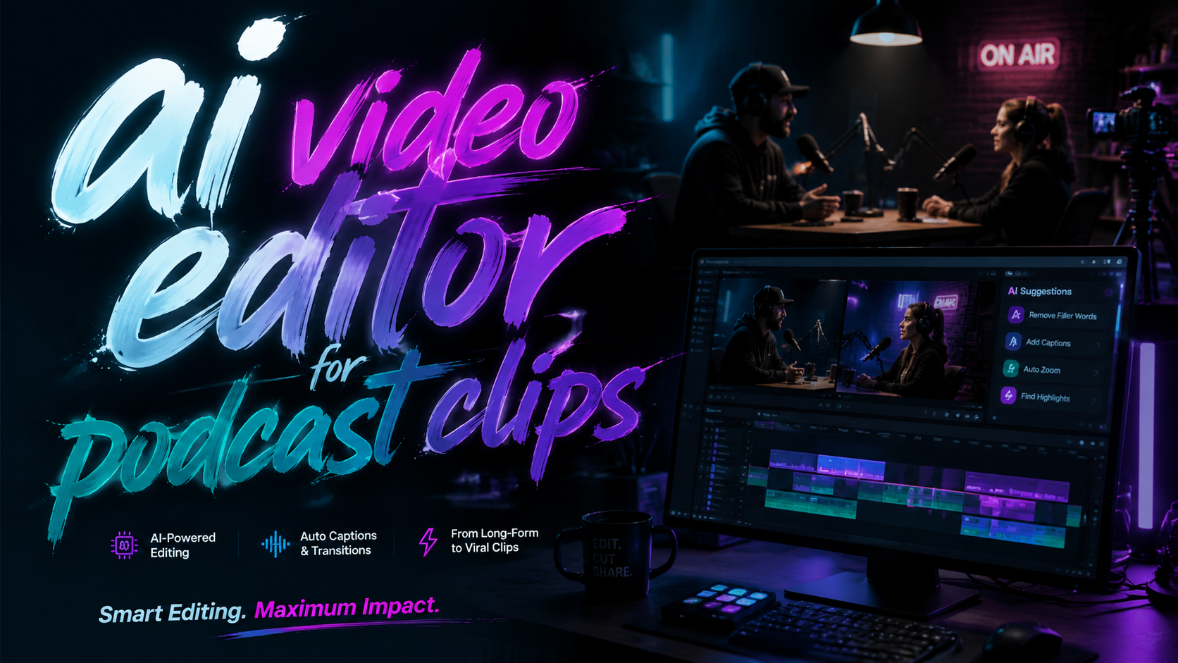 AI Video Editor for Podcast Clips 2026: Fast, Smart & Viral