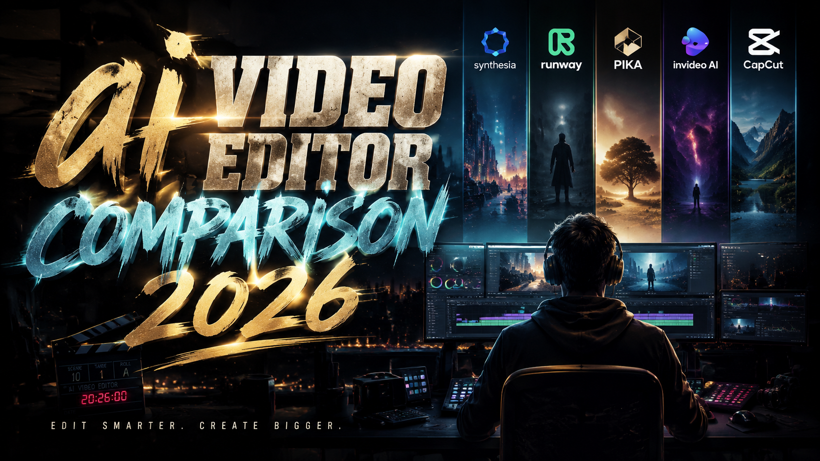 AI Video Editor Comparison 2026: Top Tools Ranked