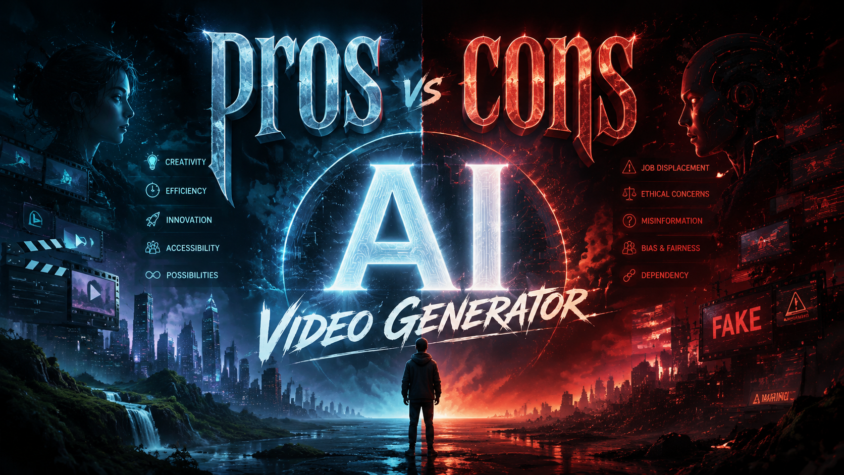 Pros cons AI video generator : avantages et inconvénients
