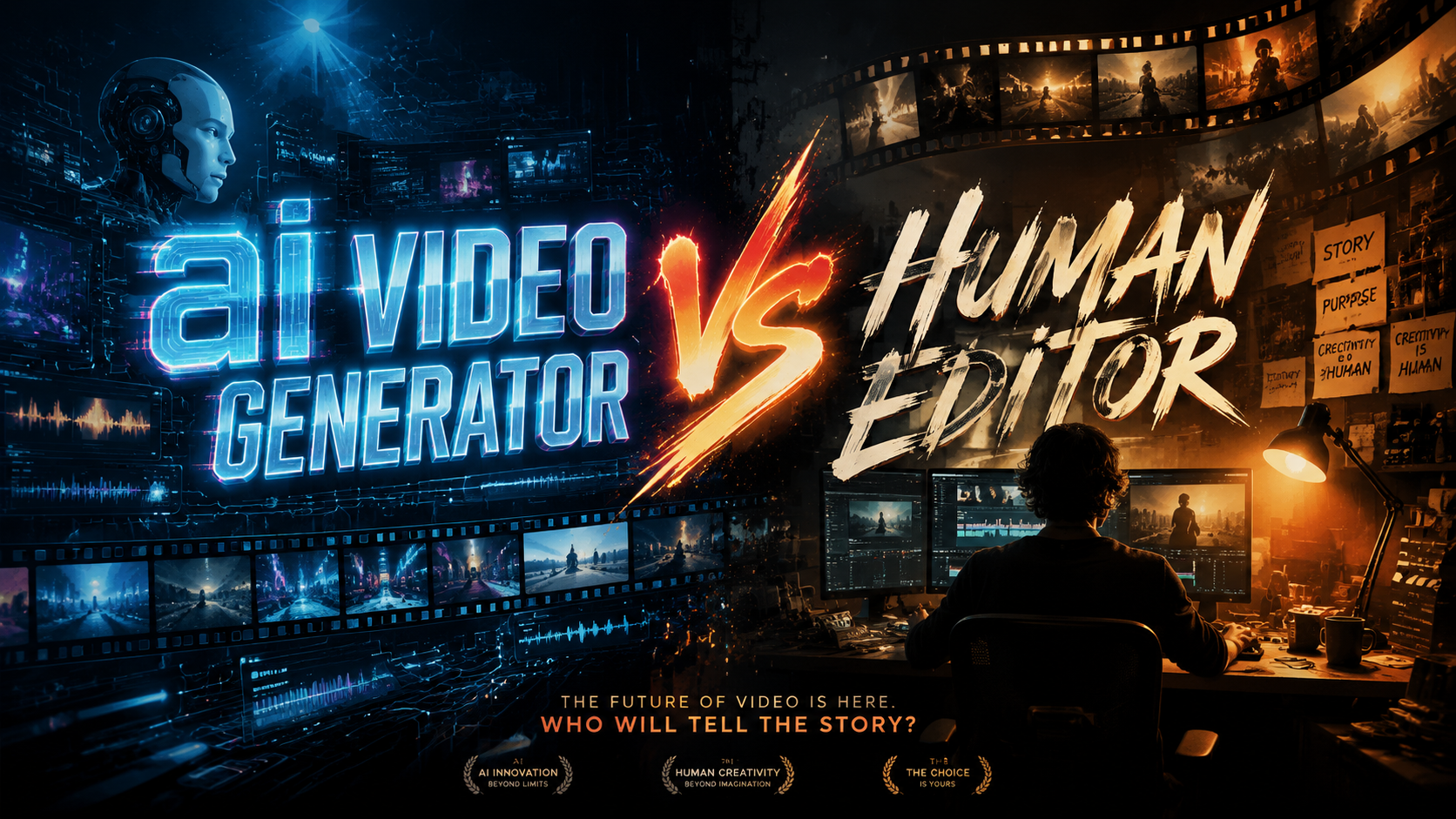 AI Video Generator vs Human Editor: 2026 Showdown