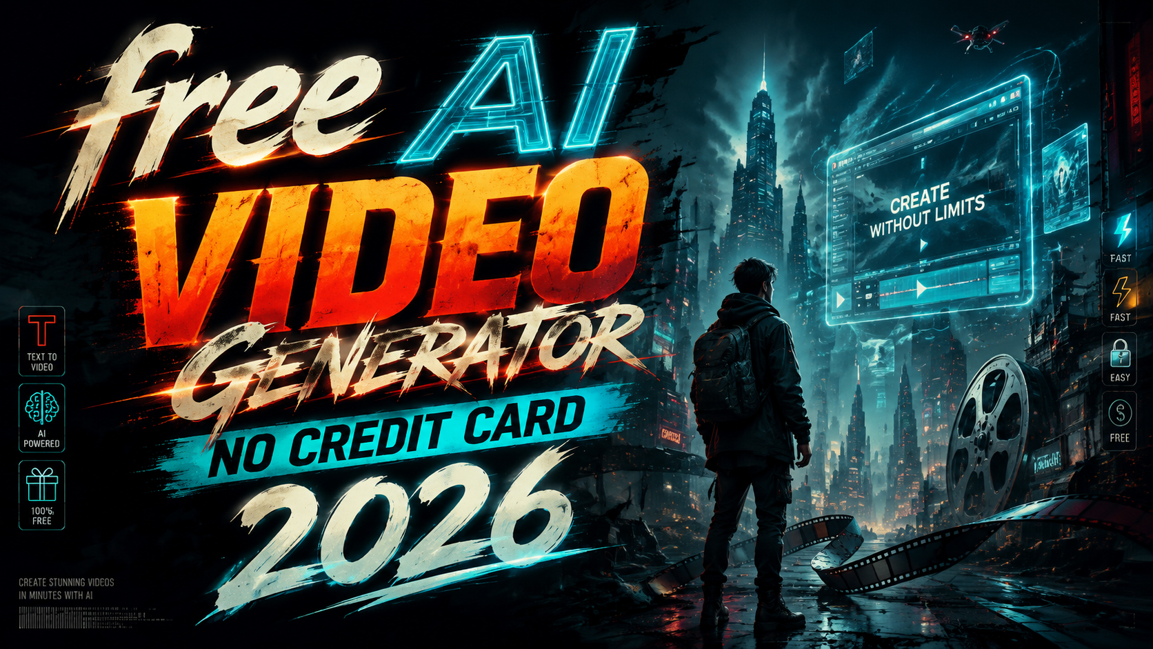Free AI Video Generator No Credit Card 2026: Best Free Tool