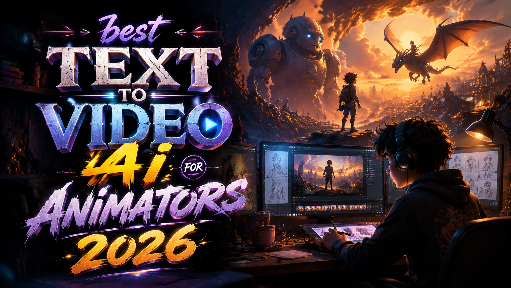 Beste Text-zu-Video KI für Animatoren 2026 | Top-Tools