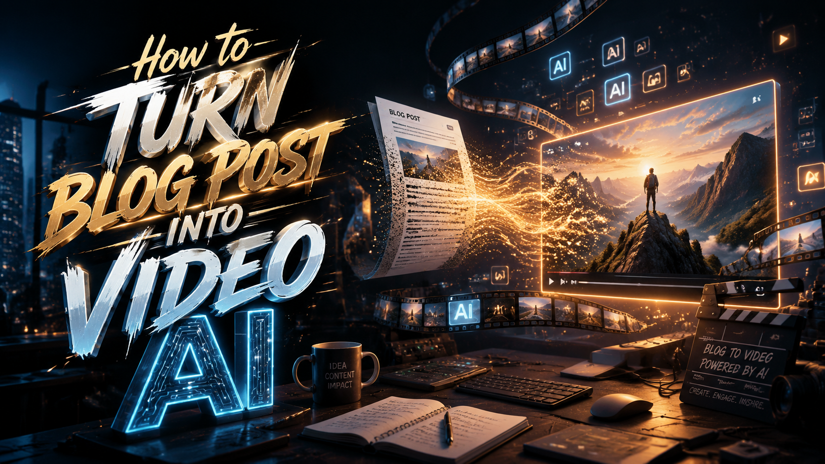 How to Turn a Blog Post Into a Video With AI in 2026