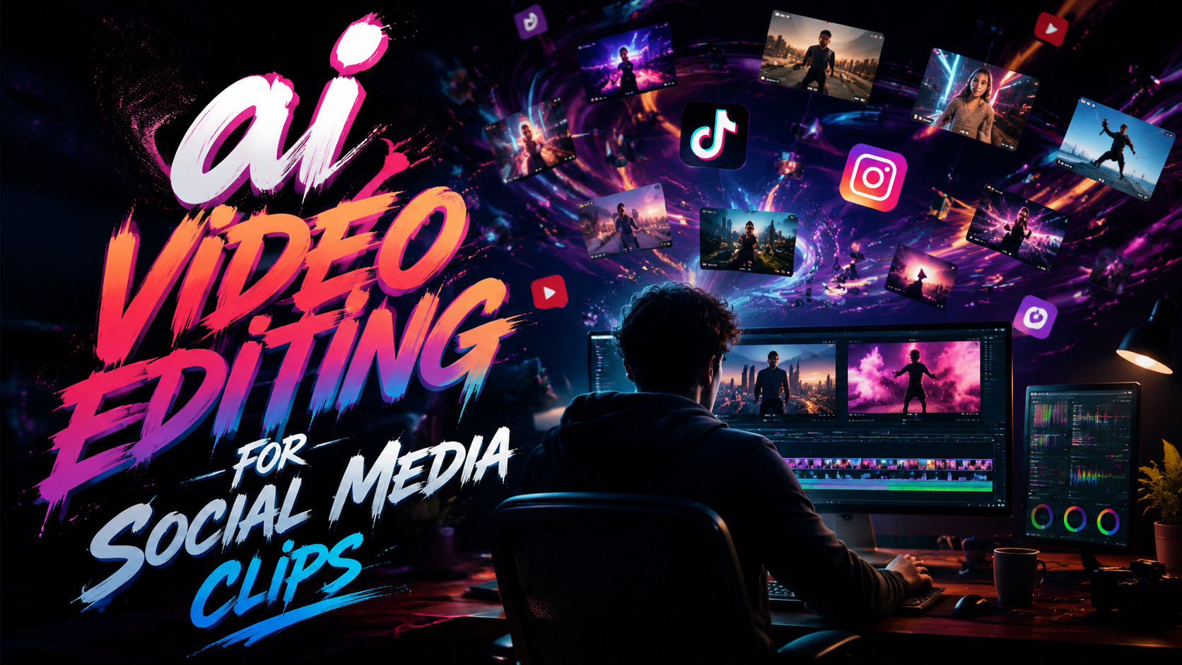 Edição de Vídeo com IA para Clips Sociais em 2026