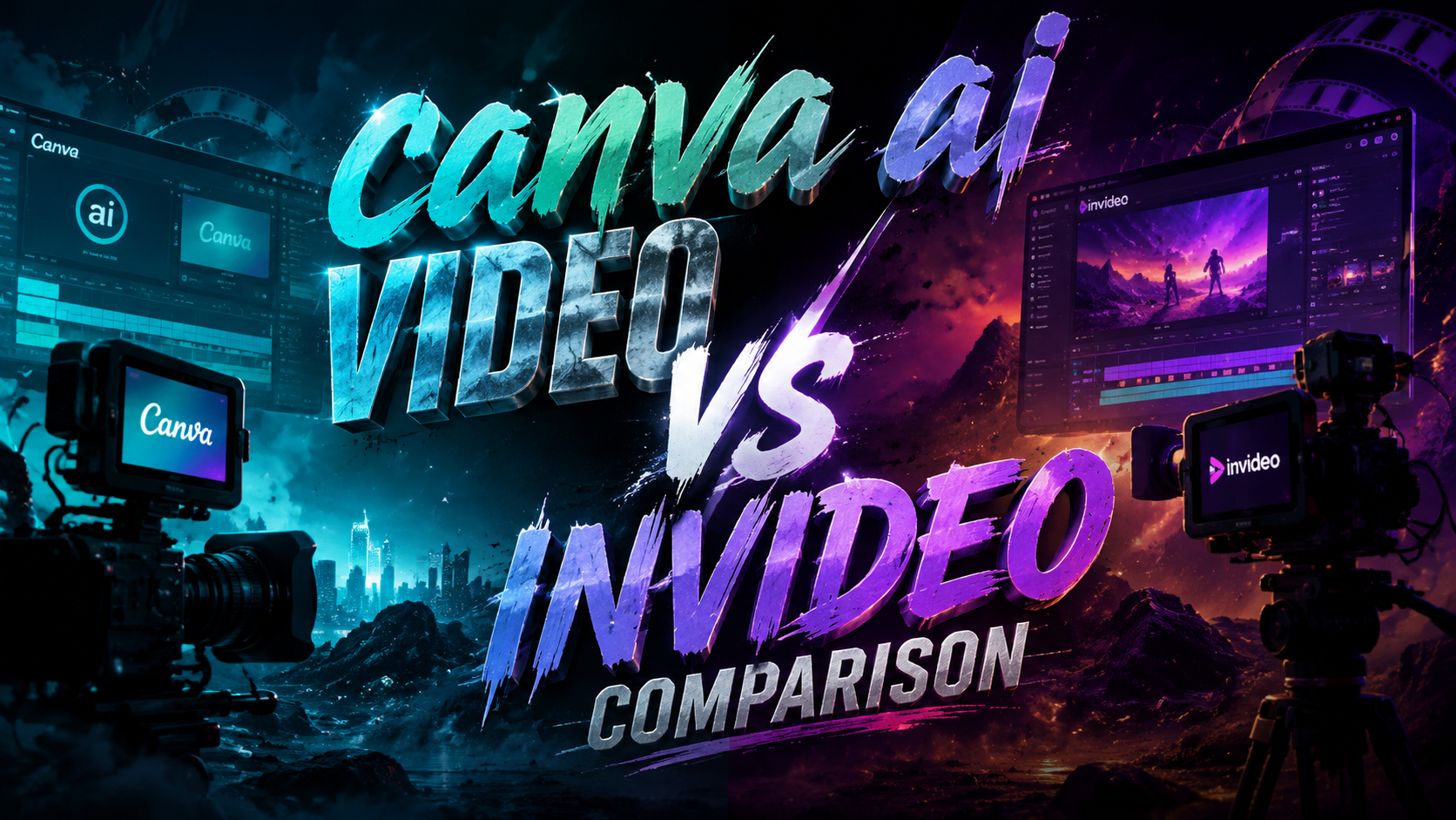 Canva AI Video vs InVideo: Comparação Completa 2026
