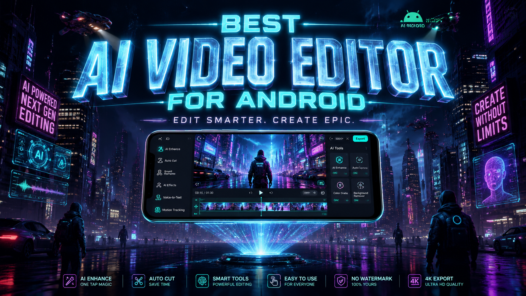 Top 5 Best AI Video Editors for Android in 2026 (Tested)
