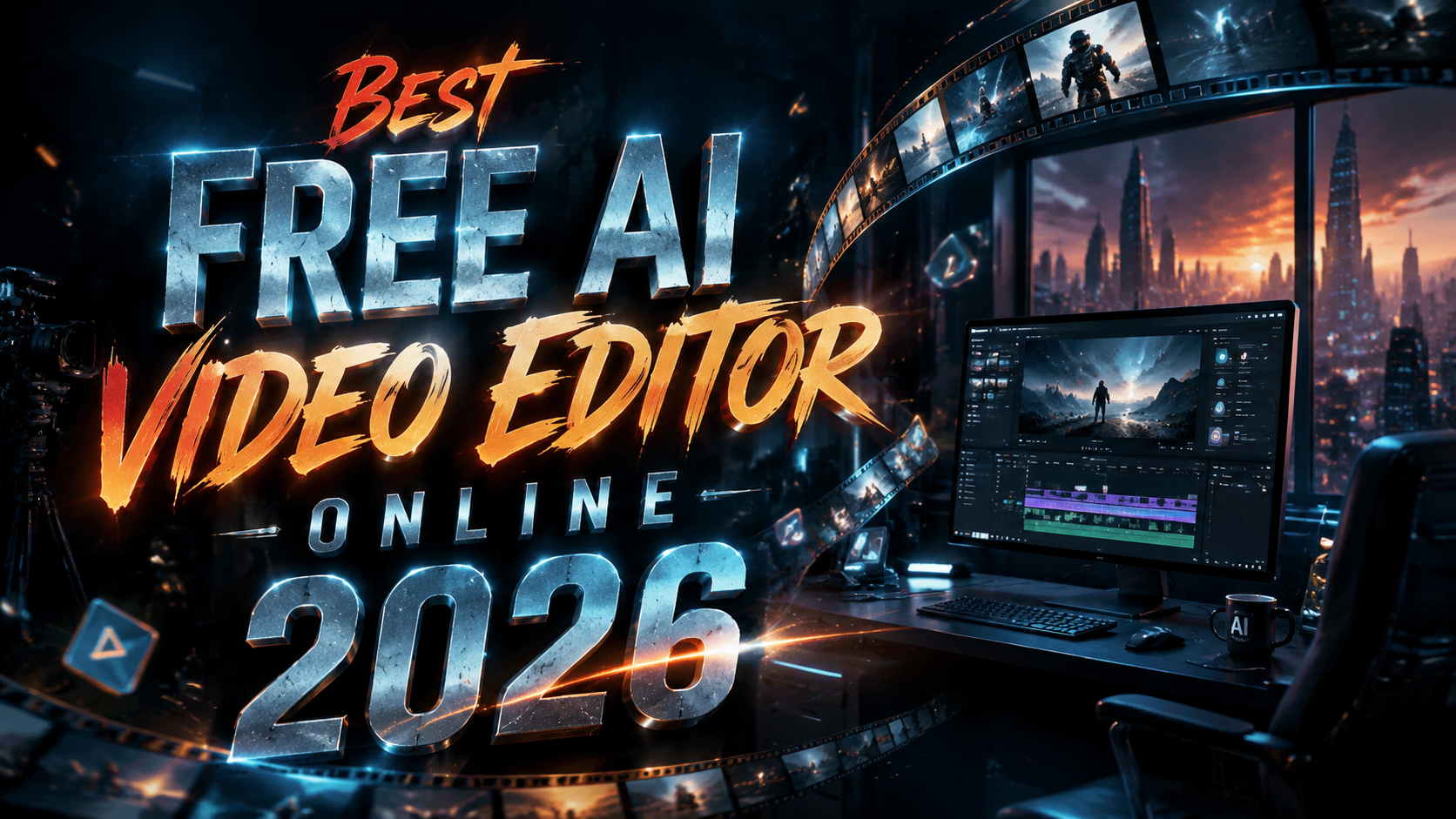 Mejor editor de vídeo AI gratis online en 2026