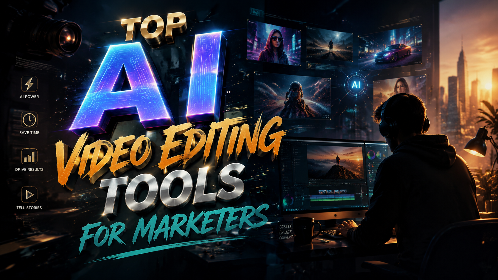 Top AI Video Editing Tools for Marketers in 2026