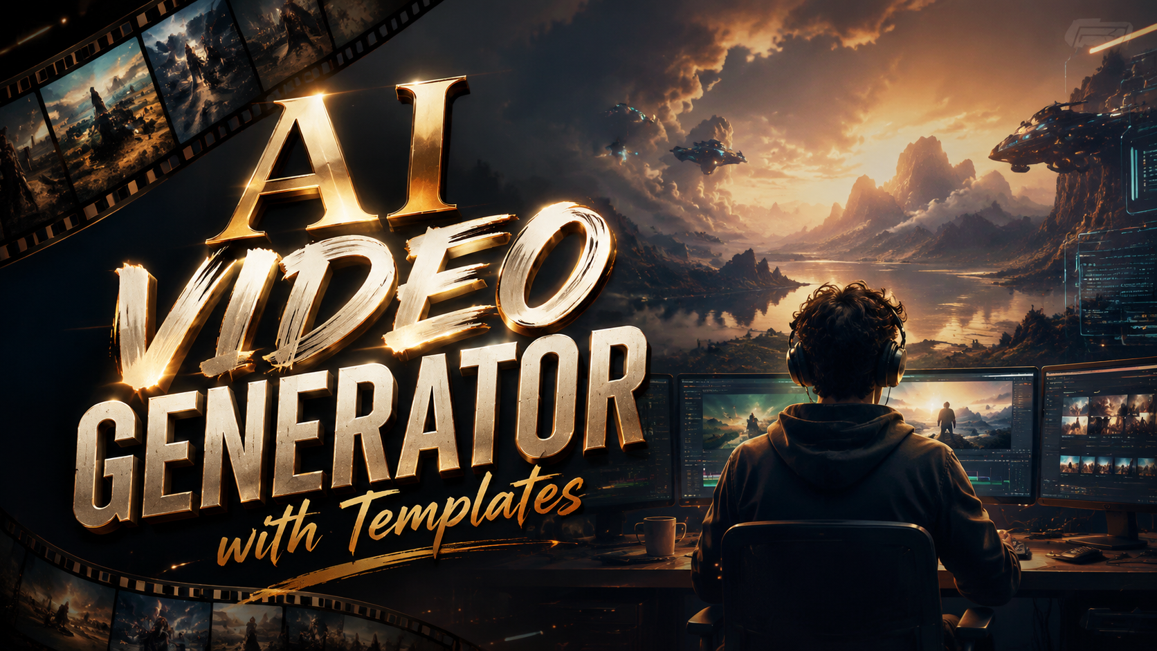 Generador de videos con IA y plantillas - Crea fácilmente