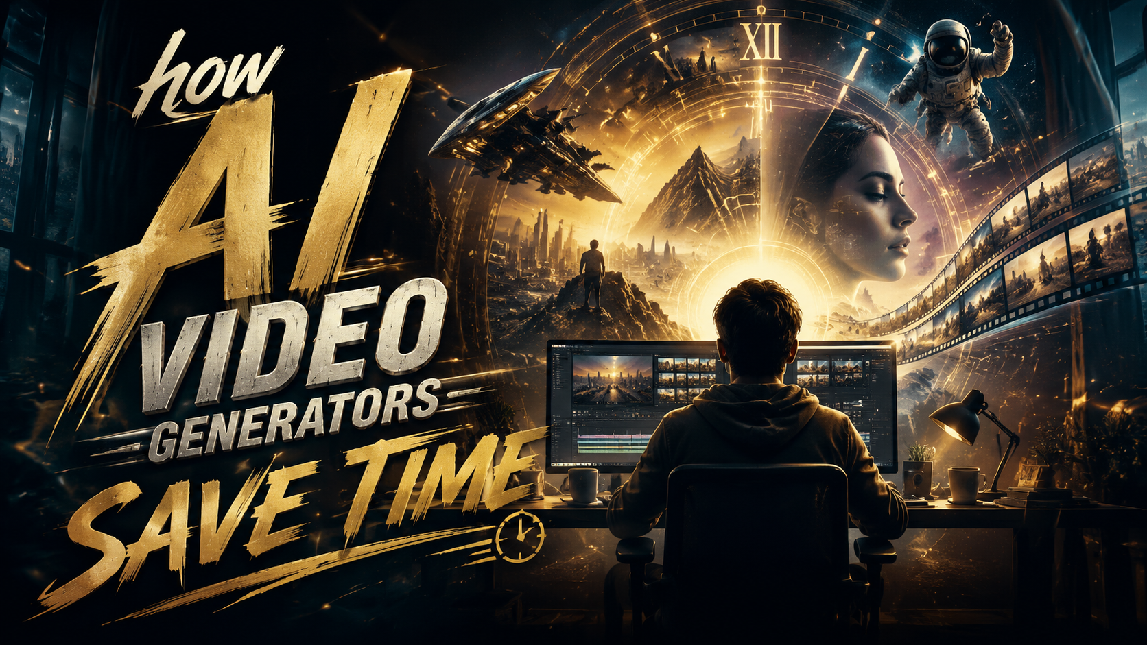 Cómo los generadores de video con IA ahorran tiempo