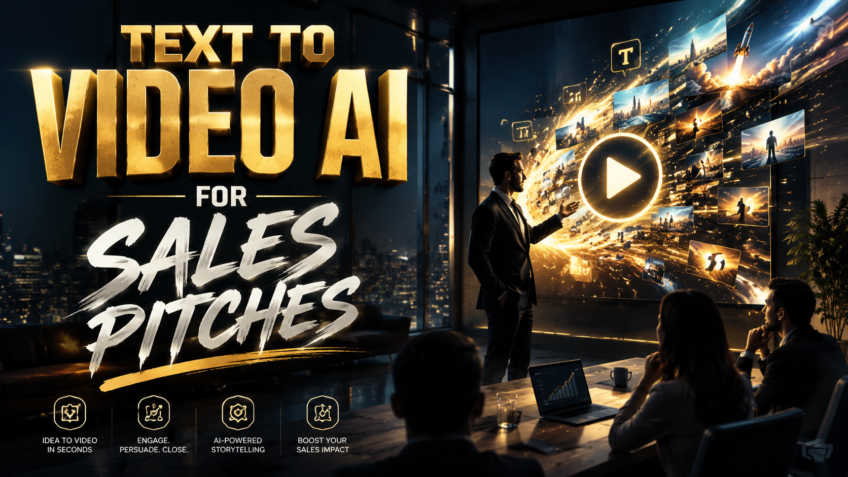 IA de Texto a Video para Presentaciones de Ventas - Potencia tus Pitches
