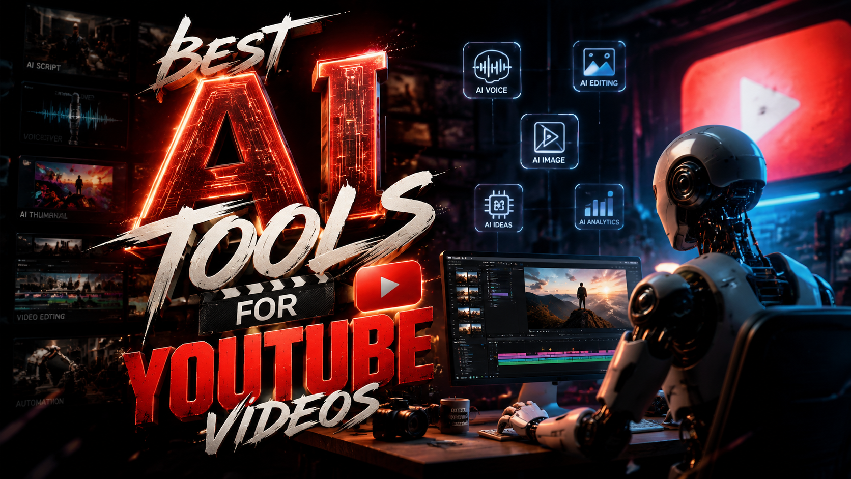 Las mejores herramientas de IA para videos de YouTube en 2026