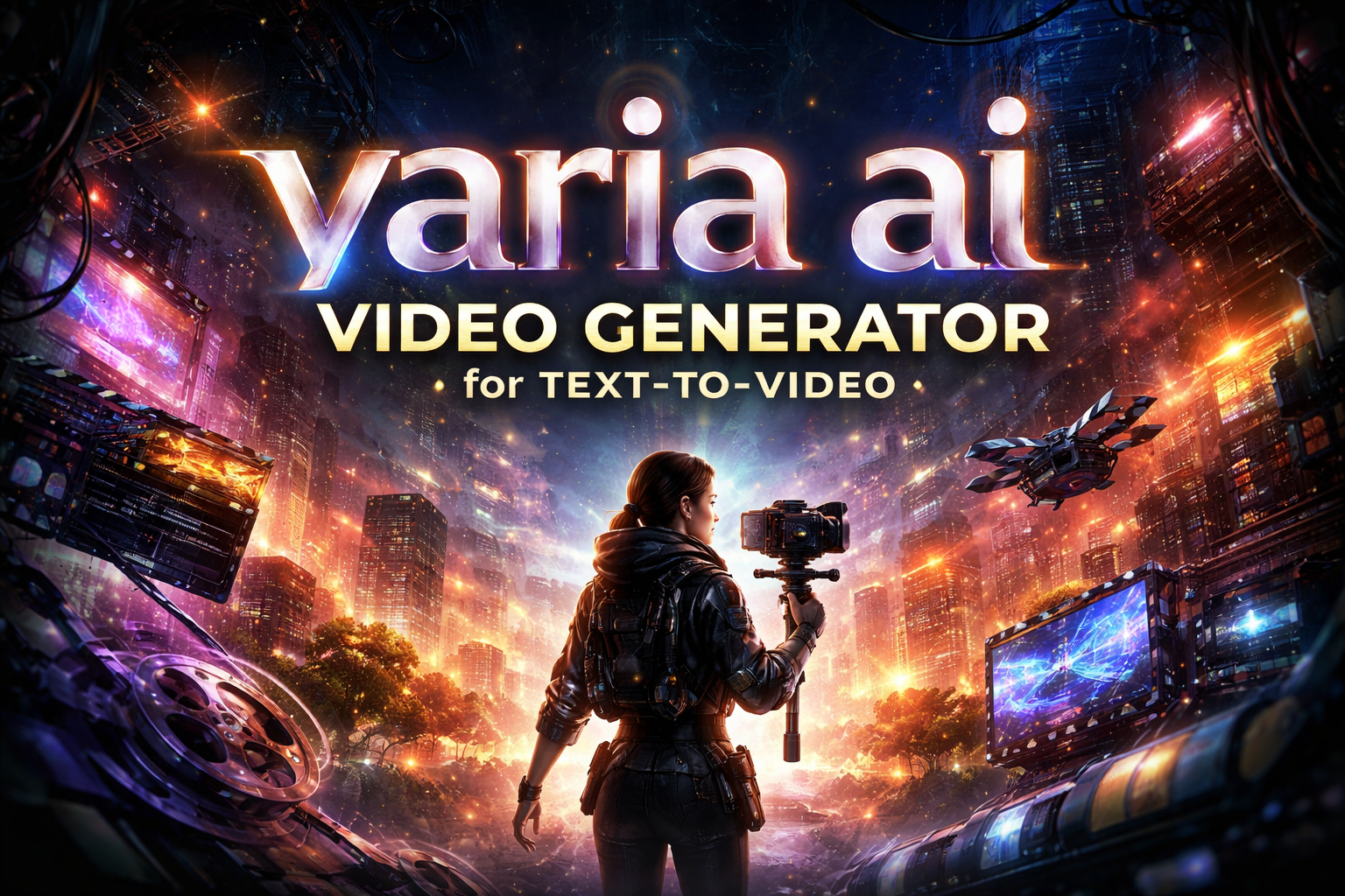 Varia AI: Gerador de Vídeo Texto-para-Vídeo Inovador