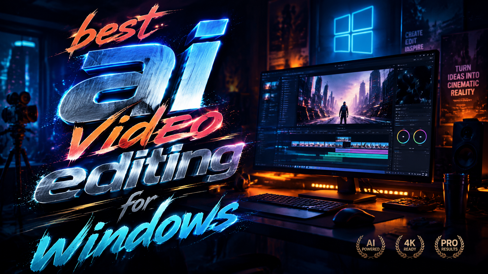 Mejor edición de vídeo con IA para Windows en 2026