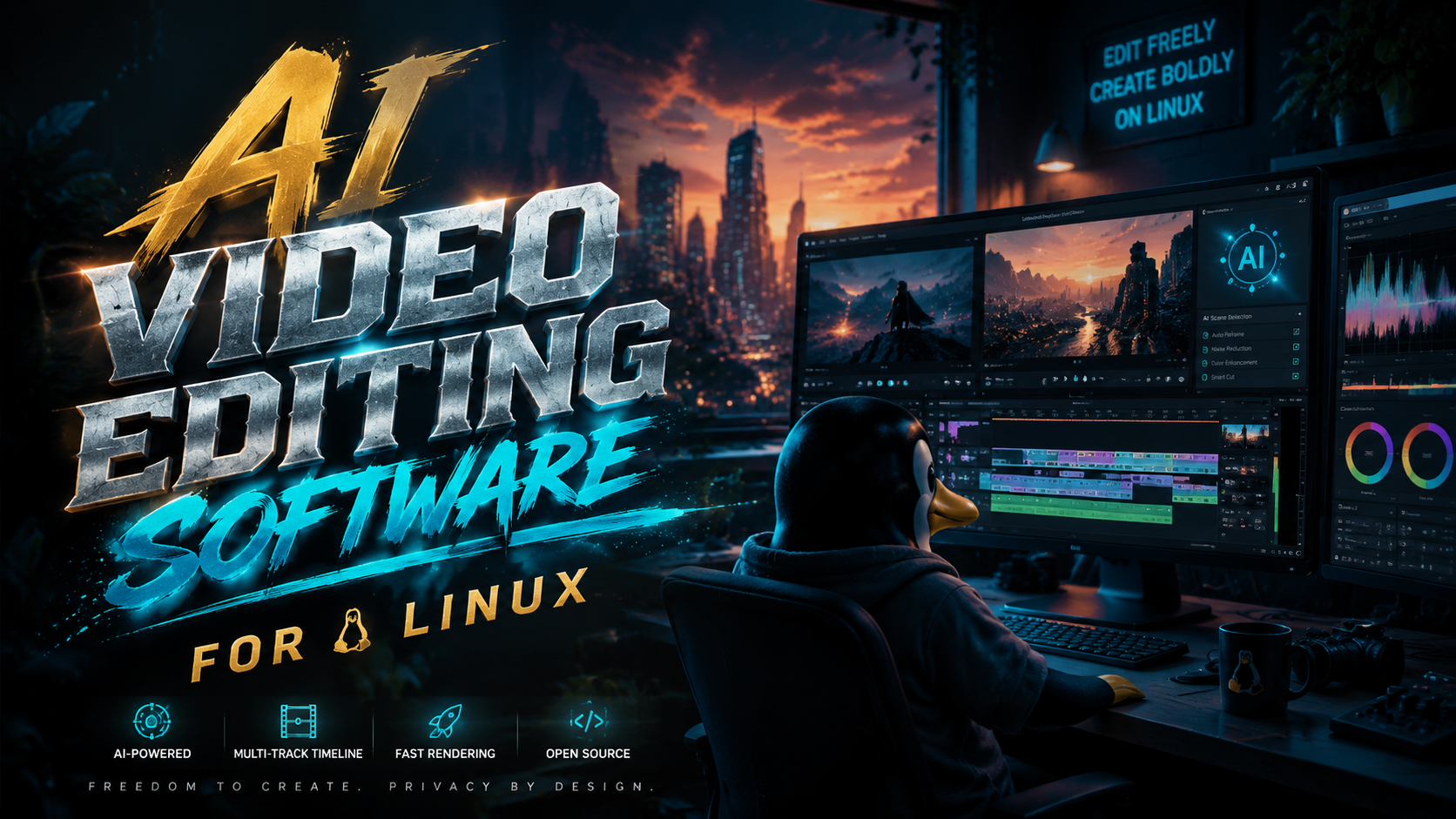 Best AI Video Editing Software for Linux (2026) - Top Picks