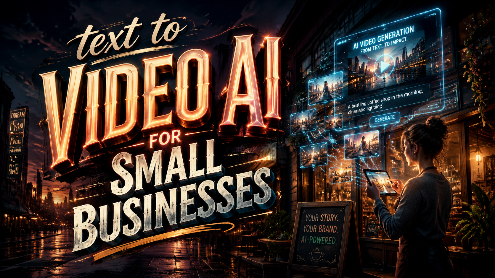 Text to Video AI para Pequeñas Empresas: Soluciones Rentables