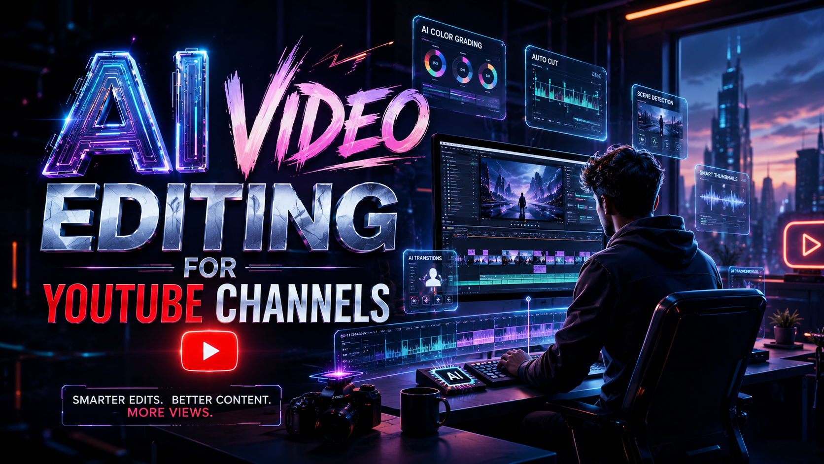 Edición de videos con IA para canales de YouTube en 2026