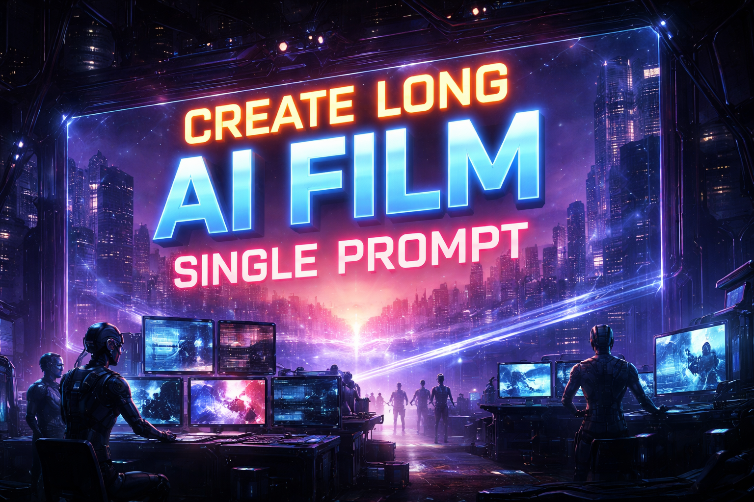 Cómo crear una película larga con IA usando un solo prompt